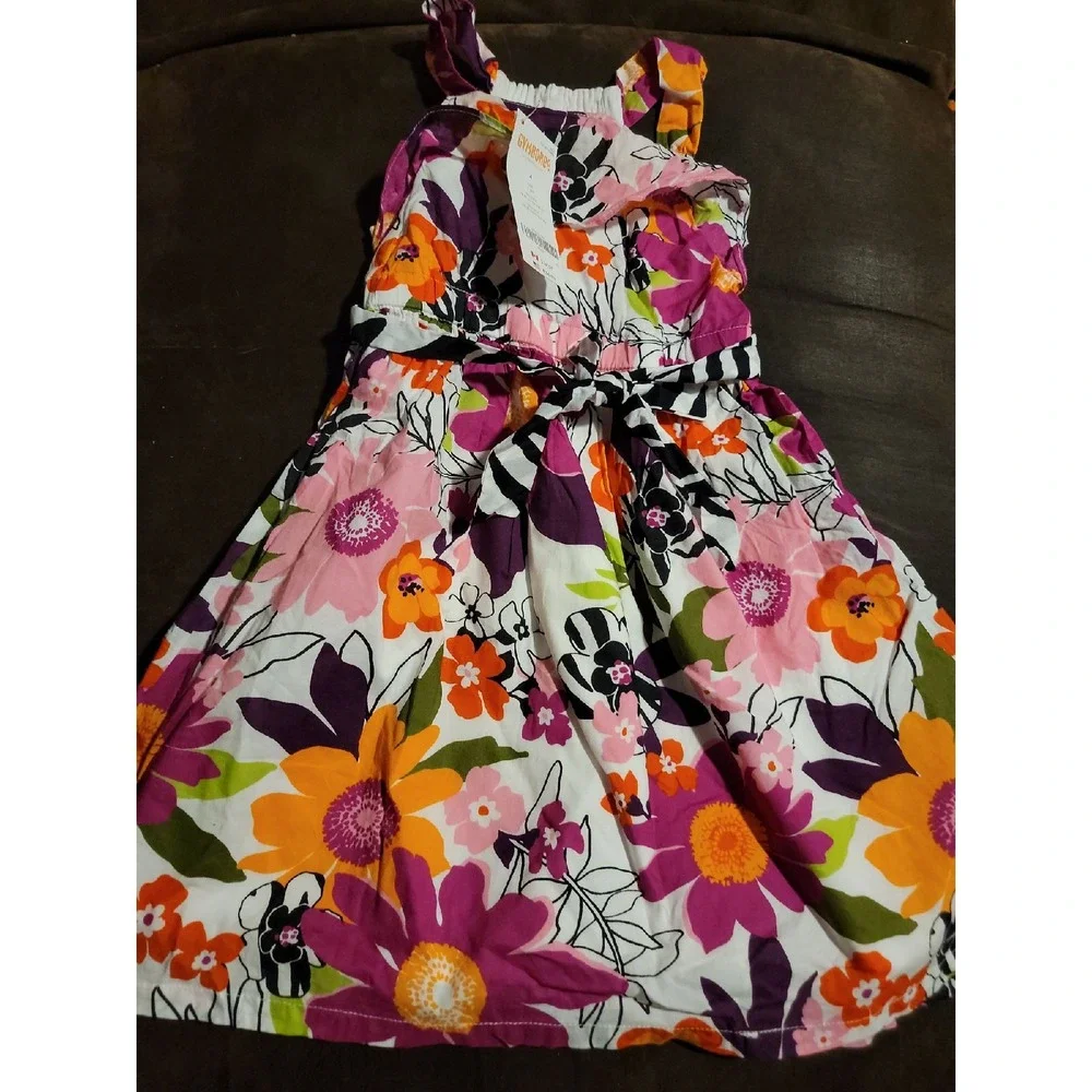 Gymboree‎ wild for zebra floral dress size 4 nwt